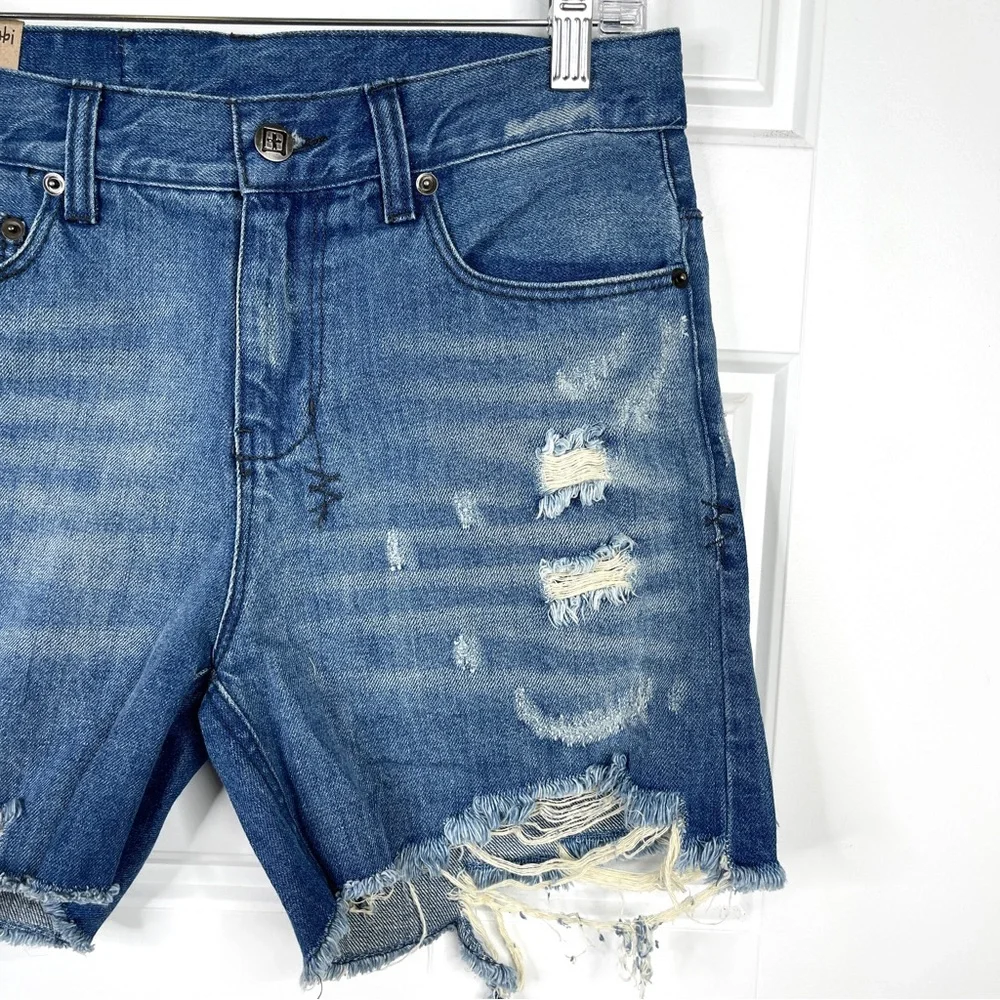 KSUBI Boyfriend Short in So Jelly NEW Size 25 Distressed Denim Jean Shorts